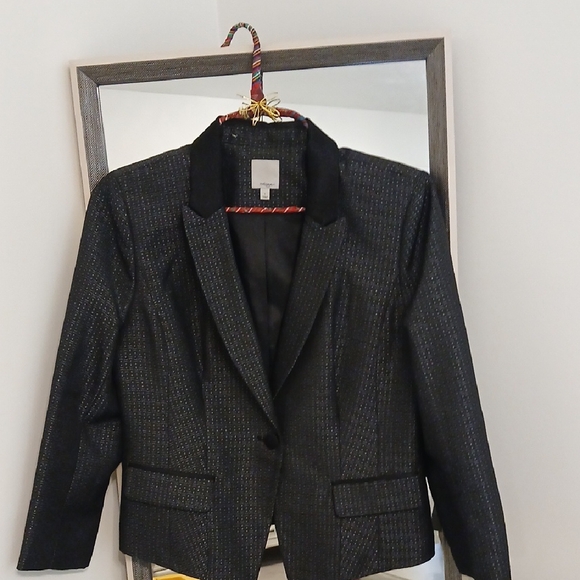 Halogen Black Blazer Tailored Suit Jacket - Picture 1 of 4
